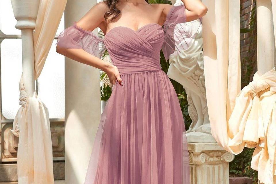 Mauve bridesmaid dresses cheap best sale