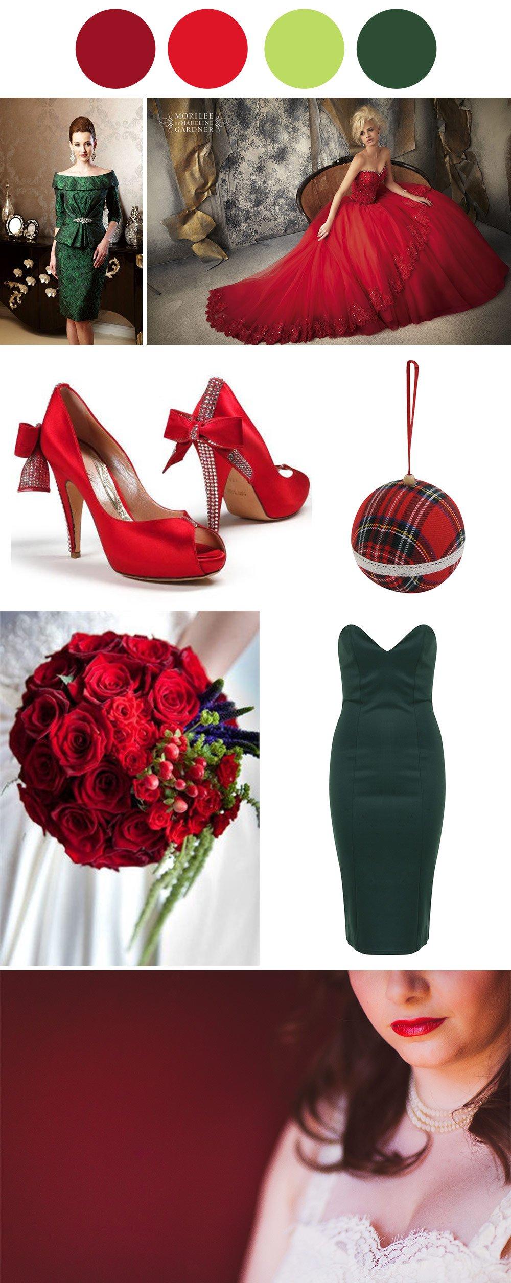 red and green