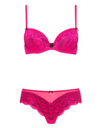 Pink Underwear Set