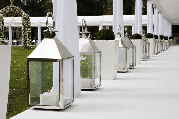 Silver lanterns