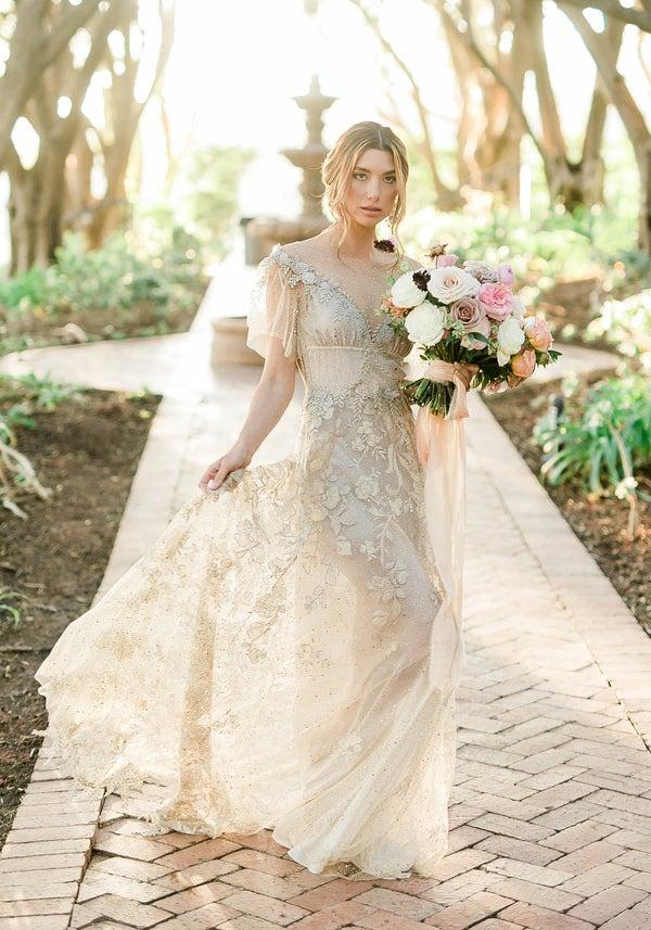 Vintage Style Lace Wedding Dresses & Gowns by Claire Pettibone