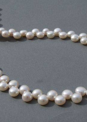 Pearl and sterling silver necklace, Jules Bridal Jewellery