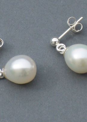 Natural pearl earrings, Jules Bridal Jewellery