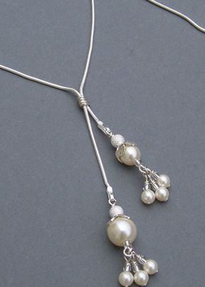 Swarovski pearl and sterling silver necklace, Jules Bridal Jewellery