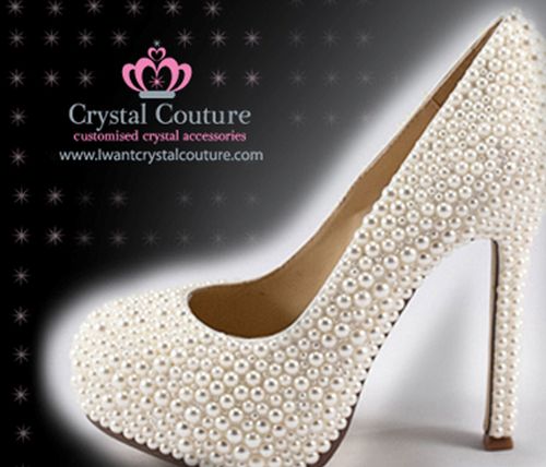 Pearl Platforms, Crystal Couture