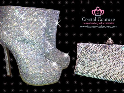 Crystal Boots & Bag, Crystal Couture