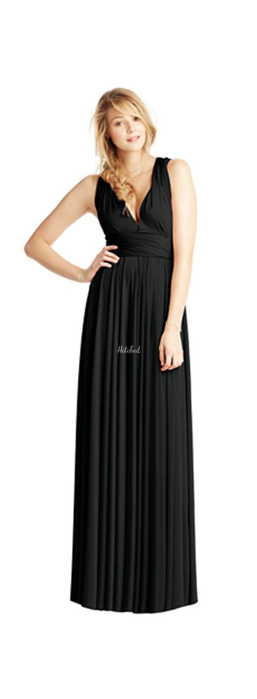 Classic Cap Sleeve Tank - Black, twobirds Bridesmaid