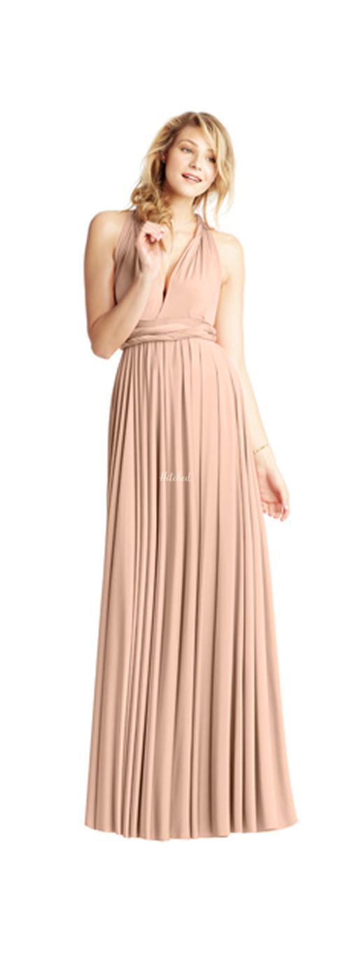 Classic Grecian Twist - Rosewater, twobirds Bridesmaid