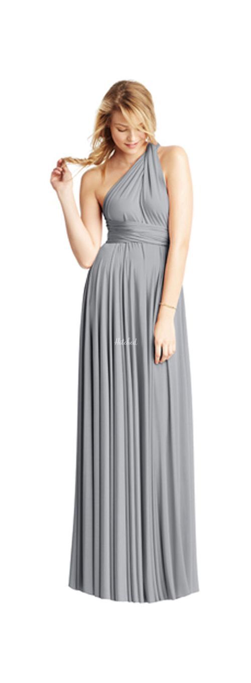 Classic One Shoulder - Platinum, twobirds Bridesmaid