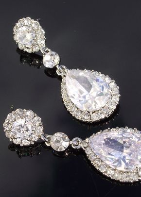 Maisy Teardrop Earrings, Jules Bridal Jewellery