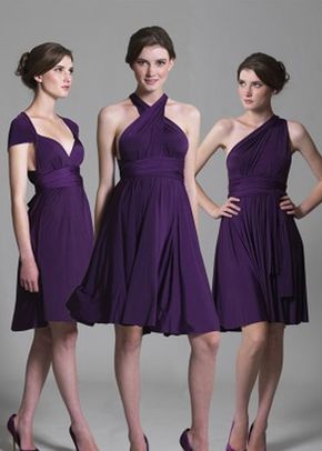 Knee Length Purple - Three, In One Clothing