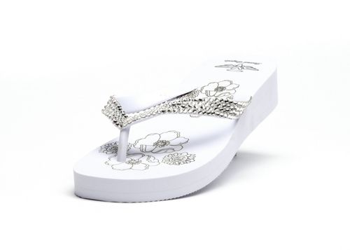 Crystal Flip Flops, Perditas Wedding Shoes