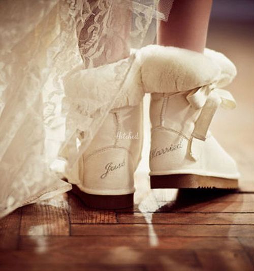 Just Married Boots, Crystal Couture