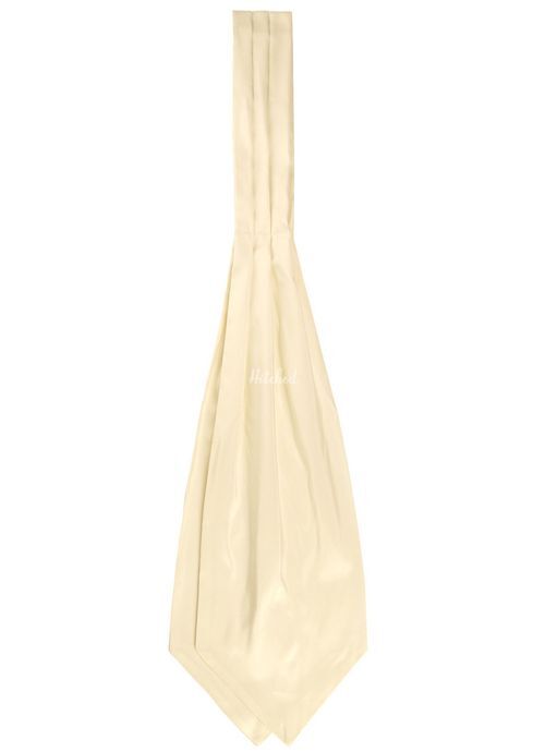 Silk Cravat Ivory Shantung, Favourbrook