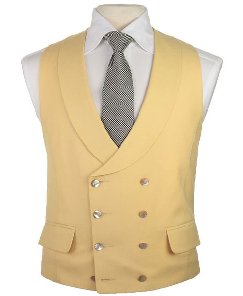 Double Breasted Lapel Yellow (FBM14), Favourbrook