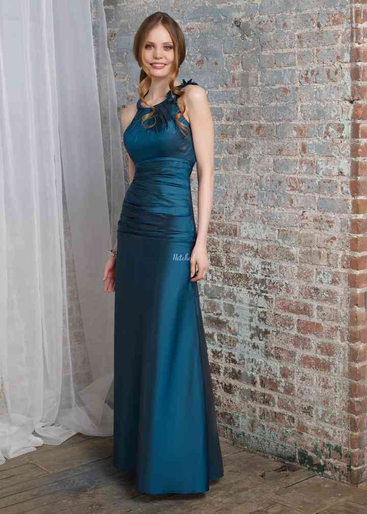 Mori lee navy outlet bridesmaid dress