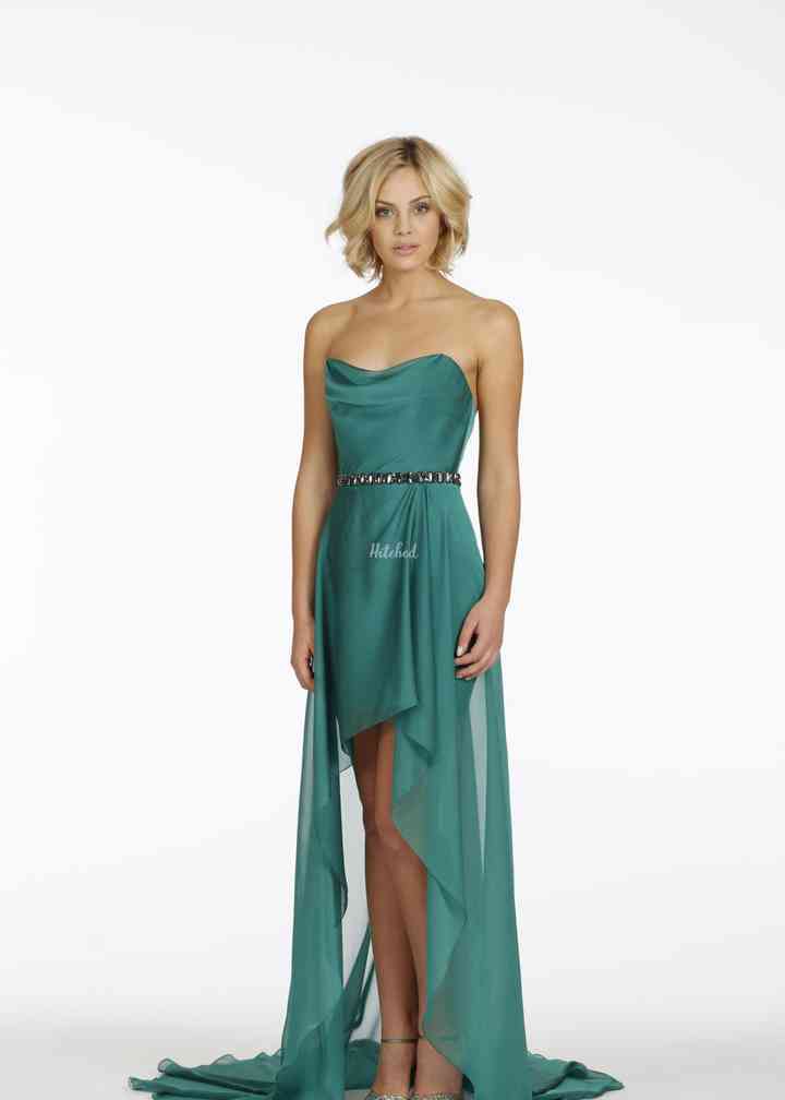 3433 Lazaro Noir Bridesmaid Dresses