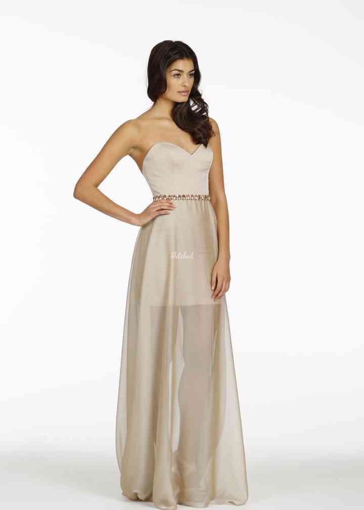 3433 Lazaro Noir Bridesmaid Dresses