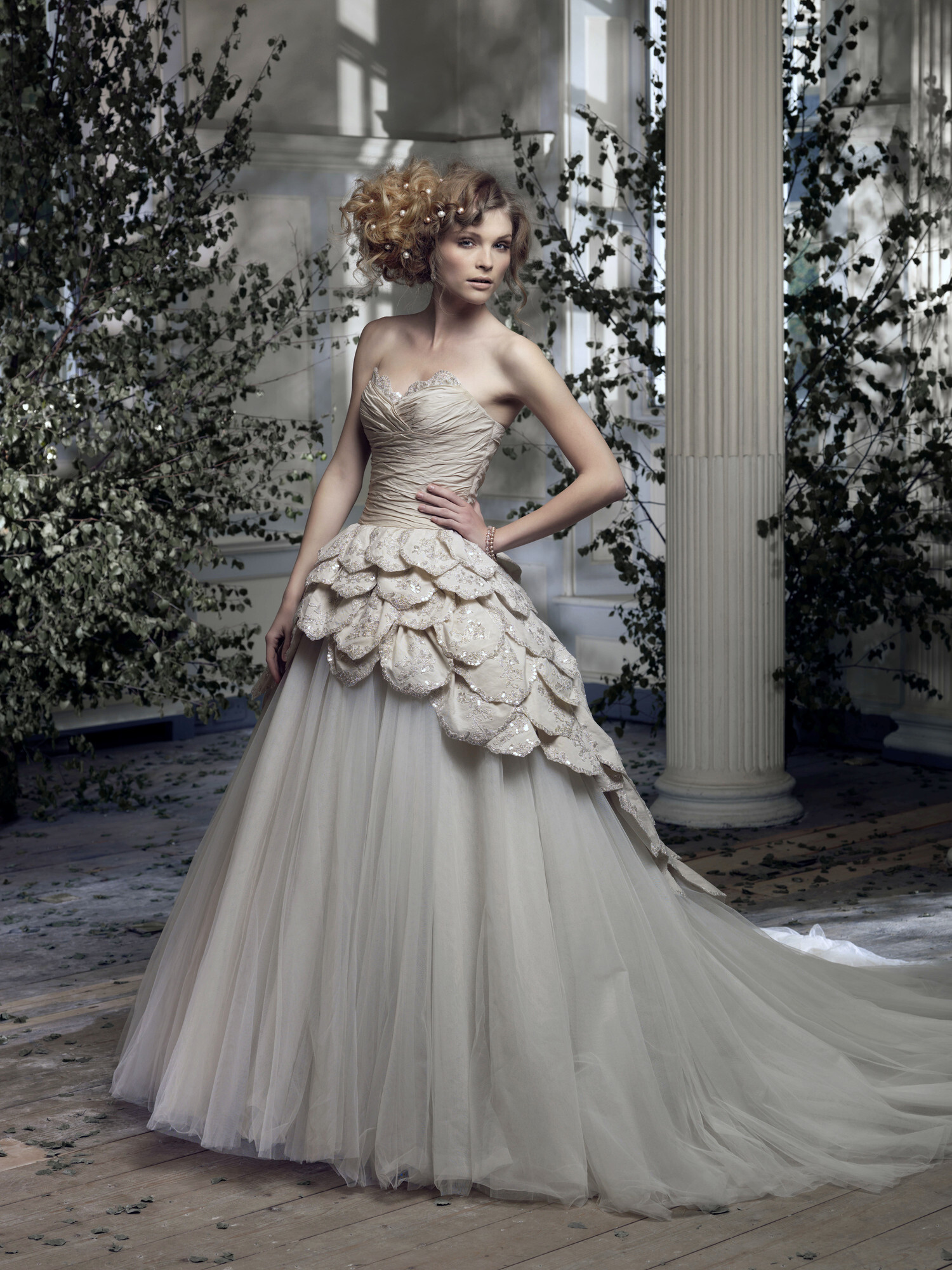 Petal shop wedding dress