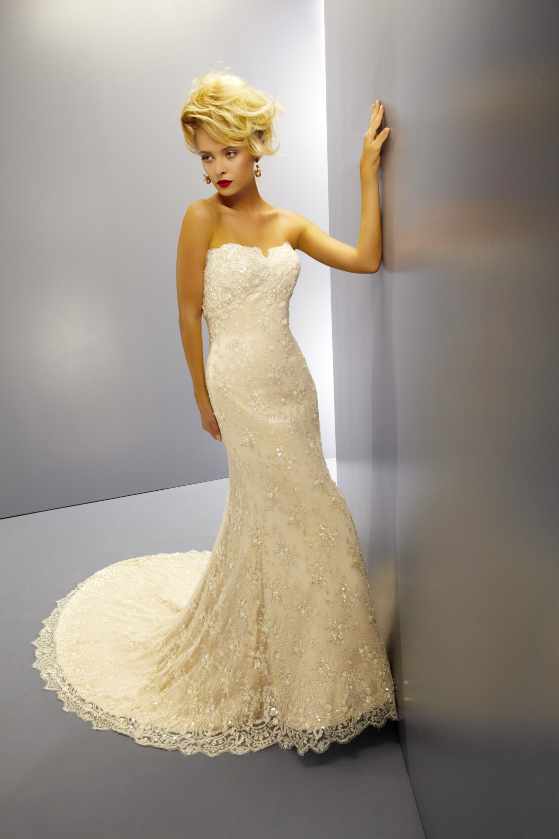 Bedazzled Wedding Dress White Fitted Wedding Dress With Bling Fit And Flare Bling Wedding Bedazzled Wedding Dress White Fitted Wedding Dress With Bling Fit And Flare Bling Wedding