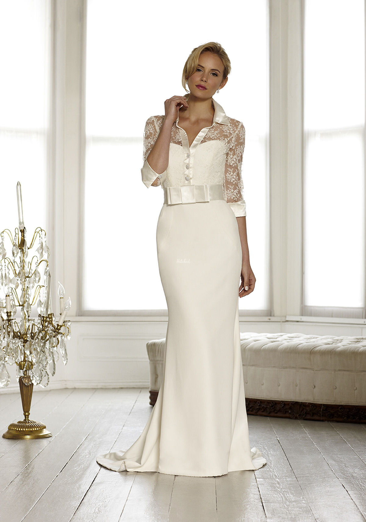 Catrina shirt Wedding Dress from Sassi Holford hitched.ie