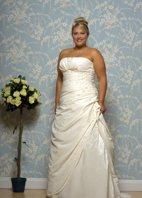Wedding Dresses White Rose Plus