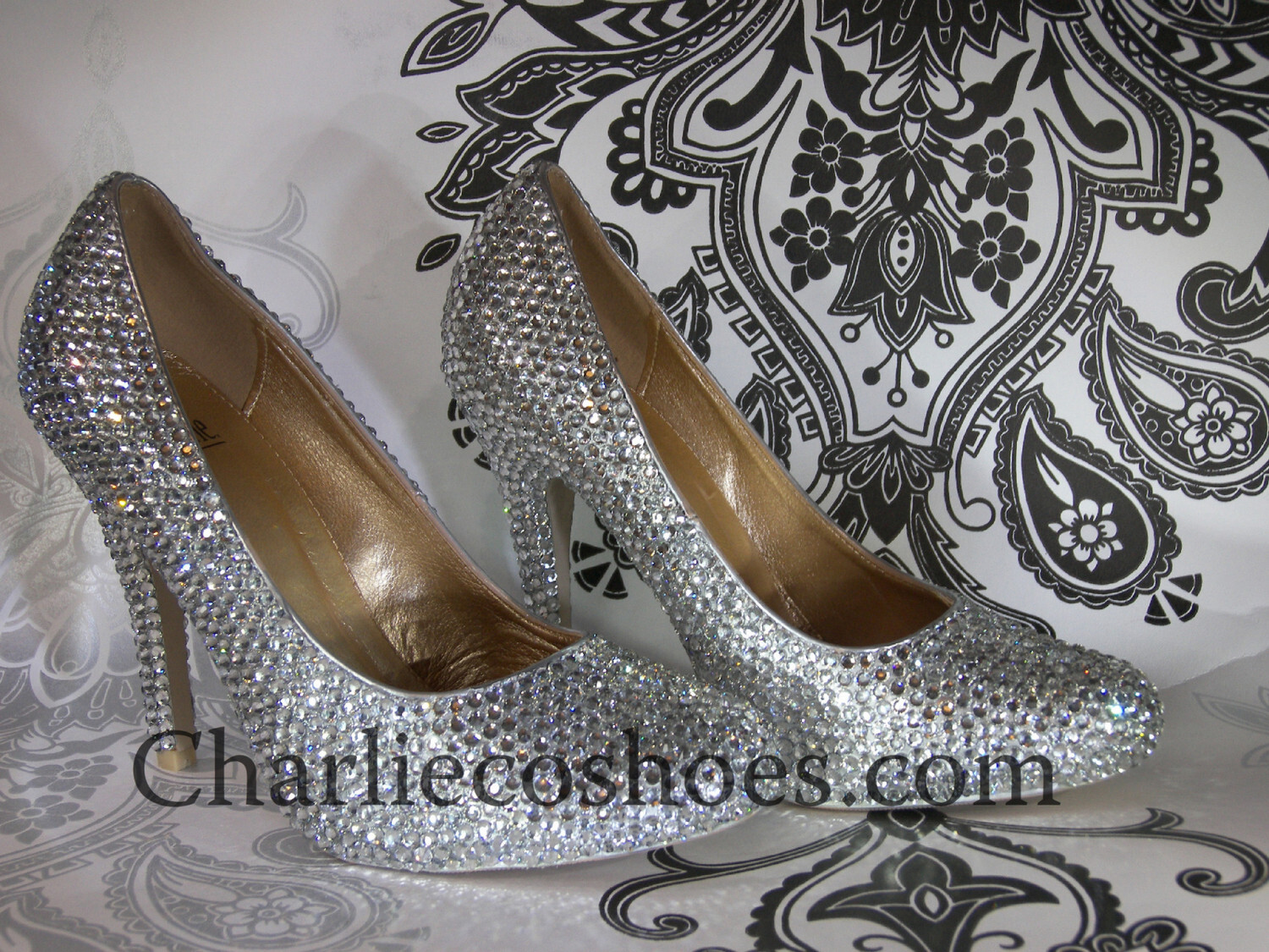 Diamond Stilettos Wedding Shoes from Charlie Co Shoes - hitched.ie