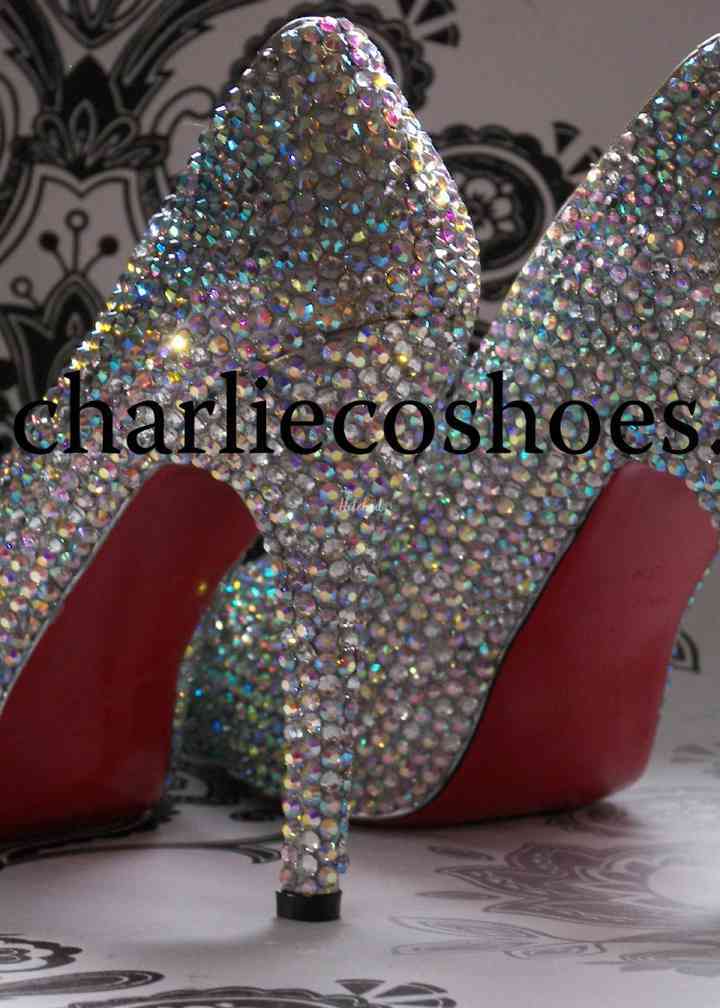 louis vuitton sparkly heels