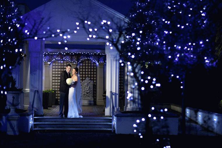 Wedding Gardens at Night