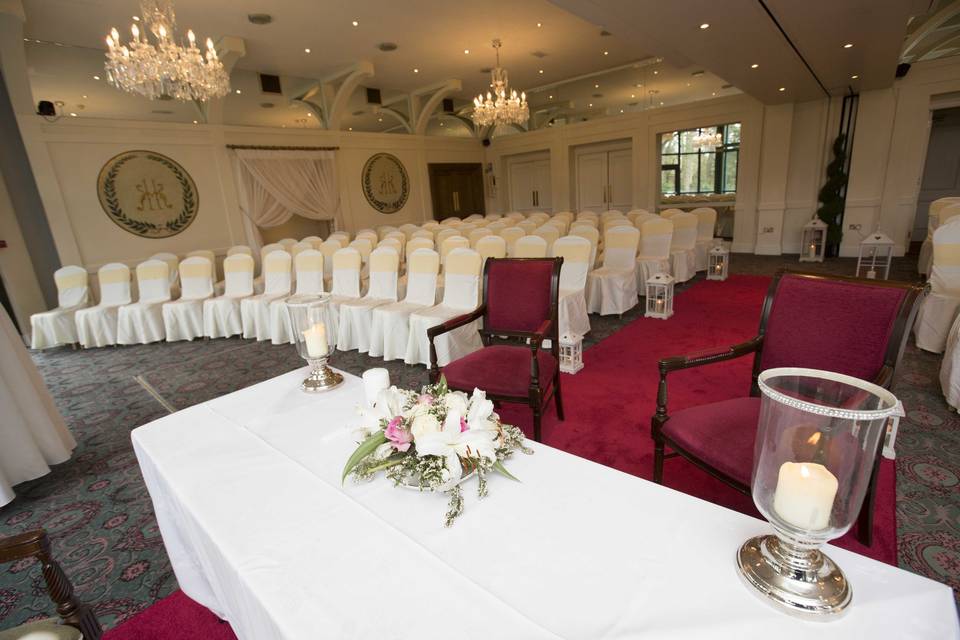 Civil Ceremony Garden Room