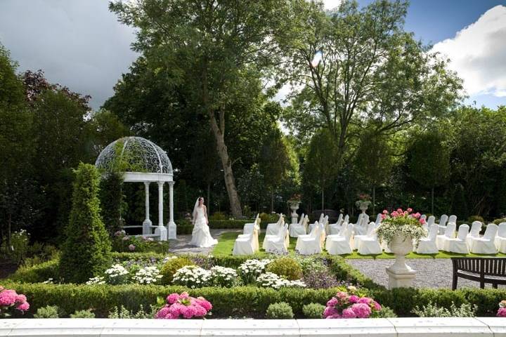 Civil Ceremony in Wedding Garden