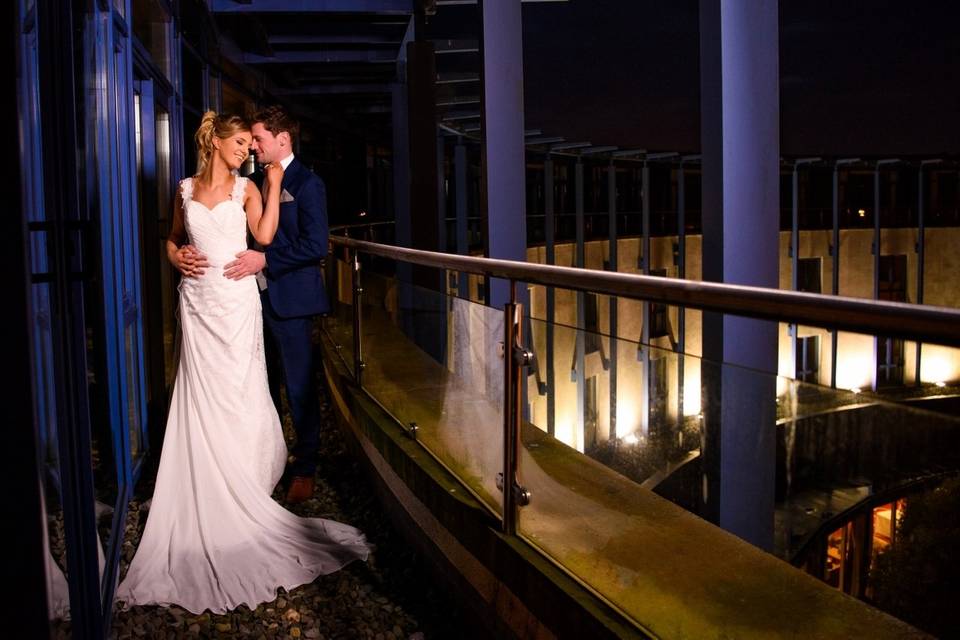 Wedding suite balcony