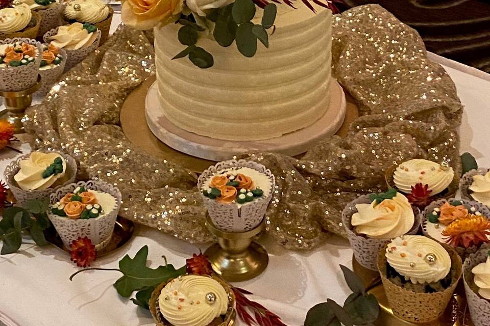 Wedding cake display