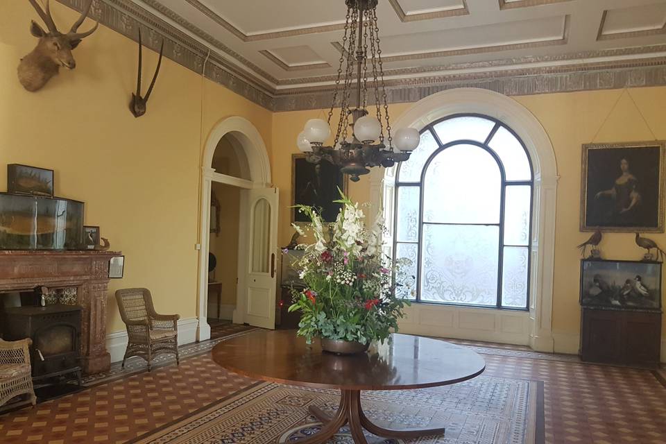 Front Hall flowers