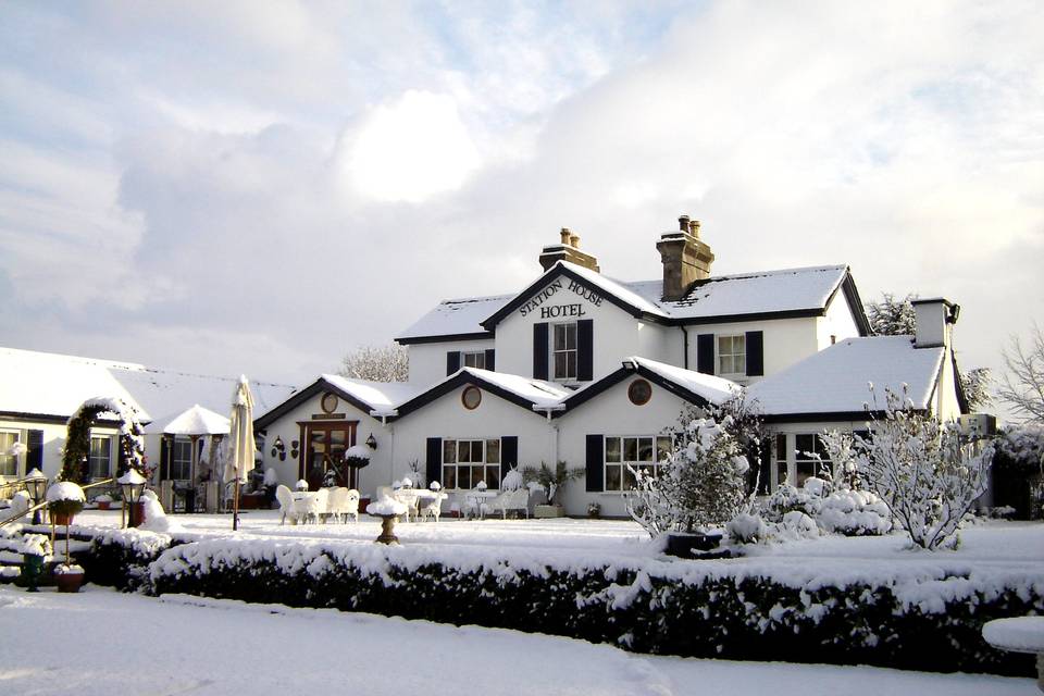 Hotel in the Snow