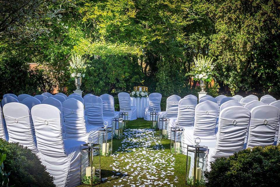 Civil Ceremony in the Secret Garden