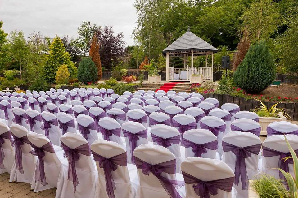 Civil ceremony in the Gazebo