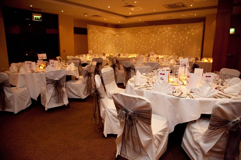 'Golden Vale' Wedding Room Set Up