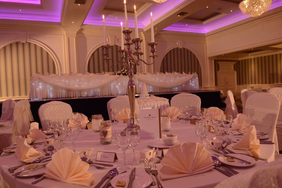 Elegant reception hall