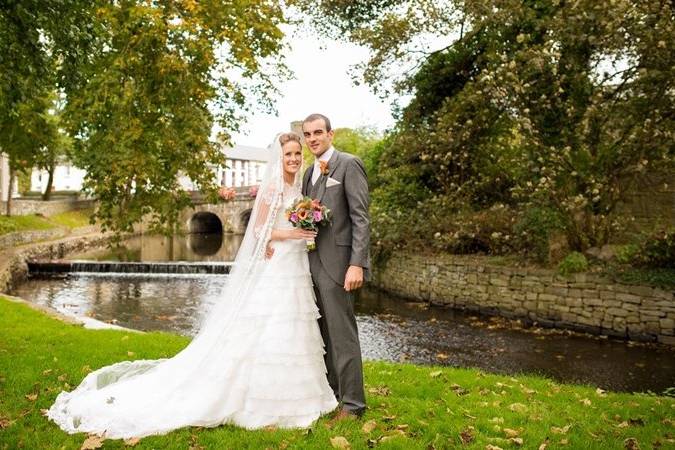 Newlyweds at the Knockranny House Hotel