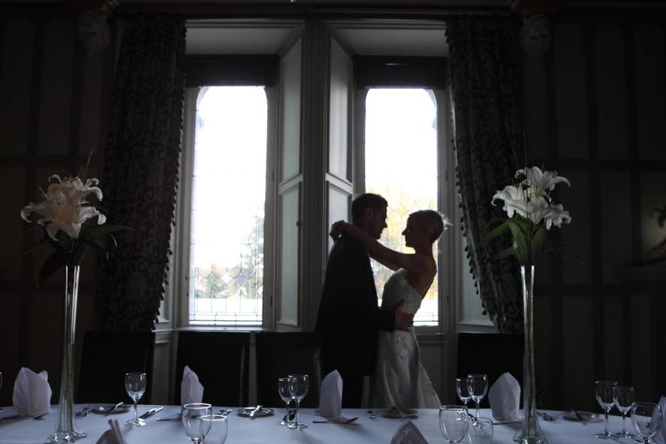 Wedding Couple in Tower Suite