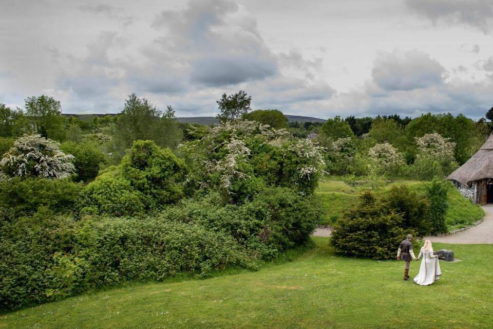 View of Gardens Toward Roundhouse