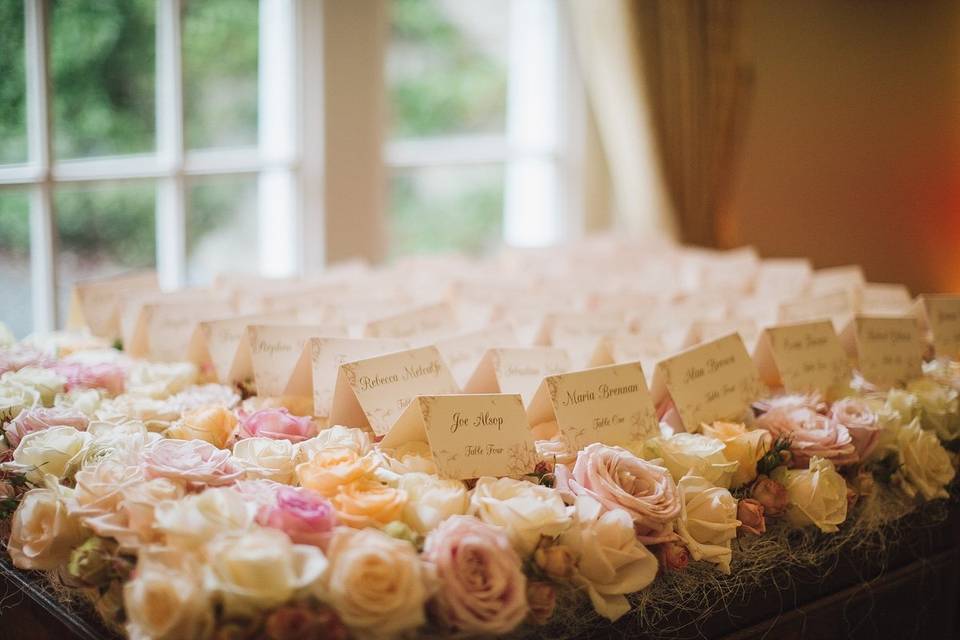 escort card table