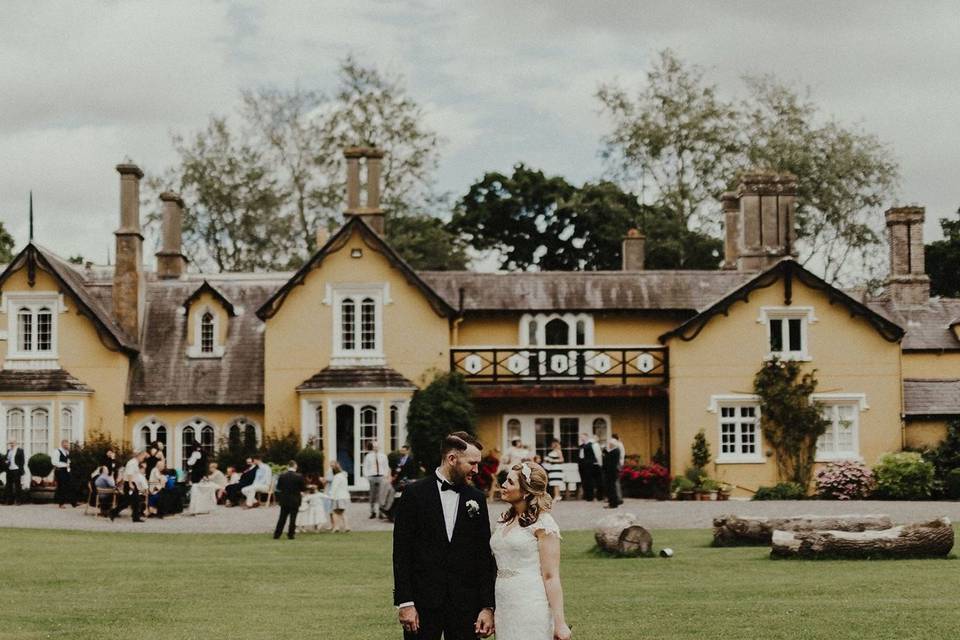 Newlyweds at Martinstown House