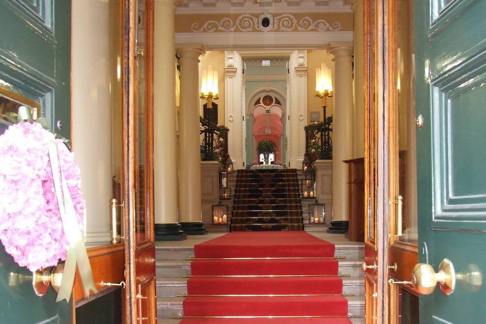Entry with red Carpet