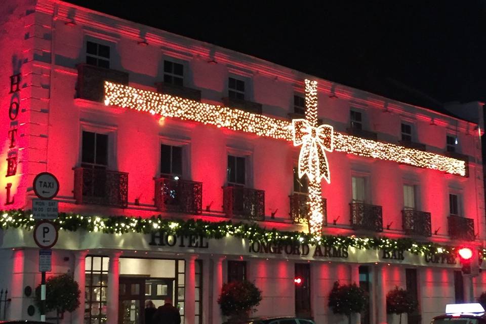 Longford Arms Hotel at Christmas