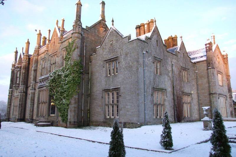 The manor in winter