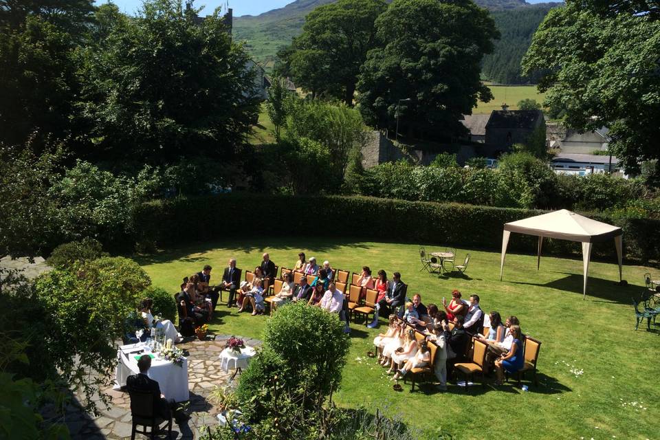 Civil Ceremony on the lawns