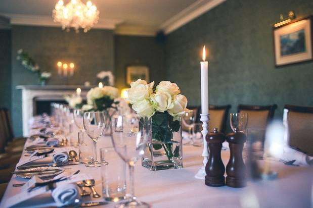 Wedding table at Ghan House