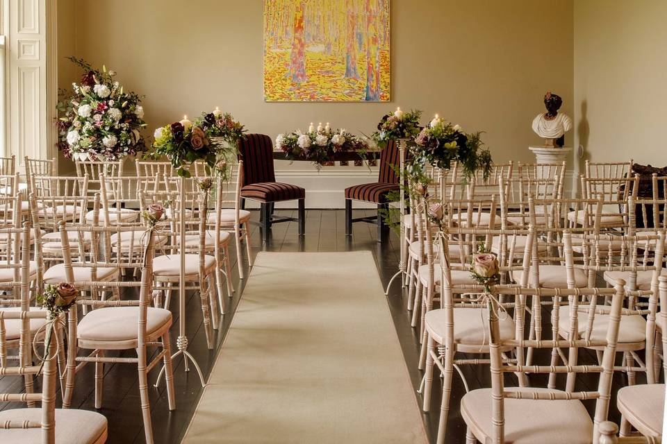 Civil ceremony in the Marquis Room